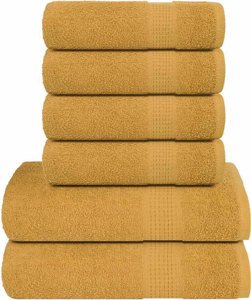 Stock 6 Asciugamani FROGN Gold Professionale | Cotone 360g/m²