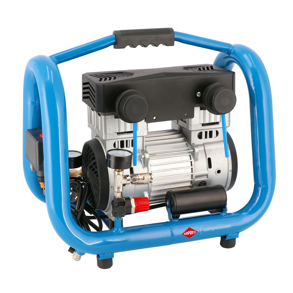 Flüsterkompressor ölfrei LMO 4-170 10 bar 1.5 PS/1.1 kW 136 l/min 4 l 36577