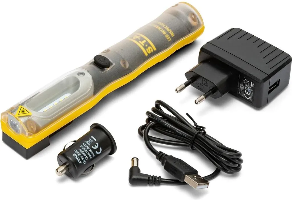 Lampada Torcia Stak 3W 300Lm Ricaricabile Professionale IS409