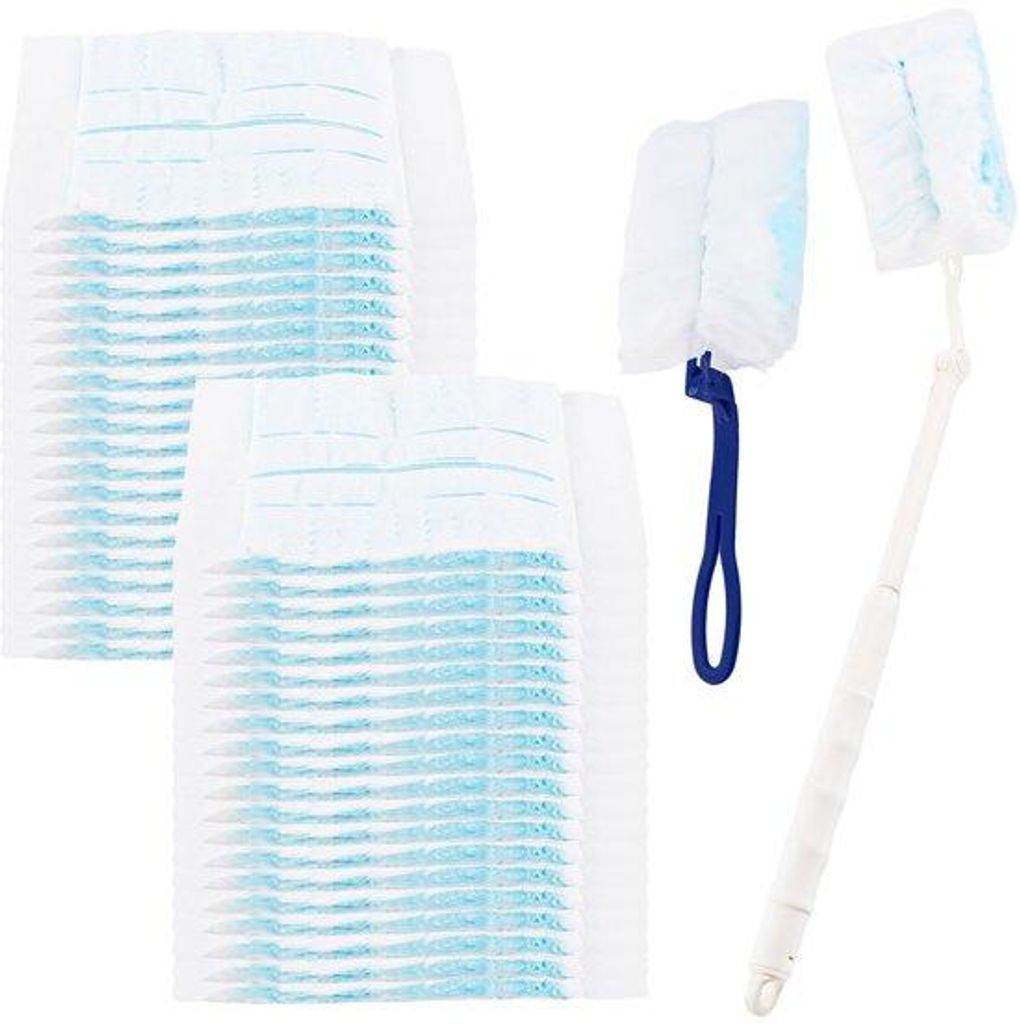 Microvezel Plumeau-Set, 40 Stück, für Swiffer Duster, Tierhaar, Staub und Schmutz