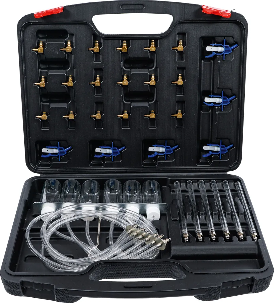 Testeur Common Rail KRAFTMANN 8106 haute précision avec 24 adaptateurs - 7
