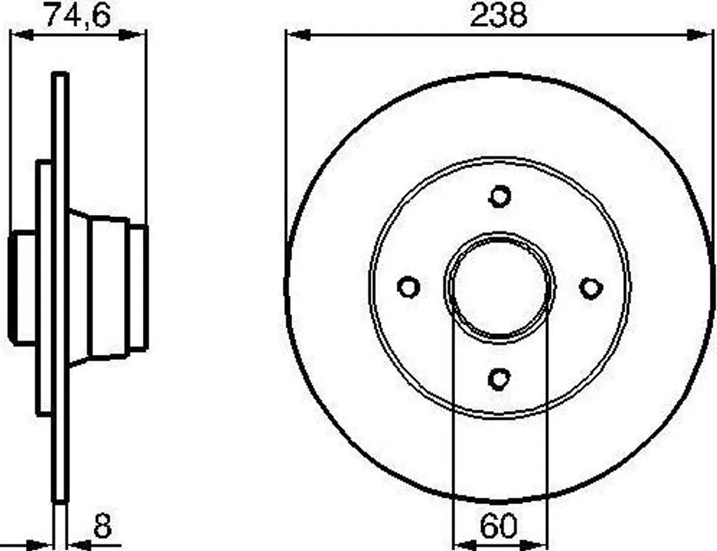Disque de frein BOSCH 0986478442 : fini les vibrations sur Clio II