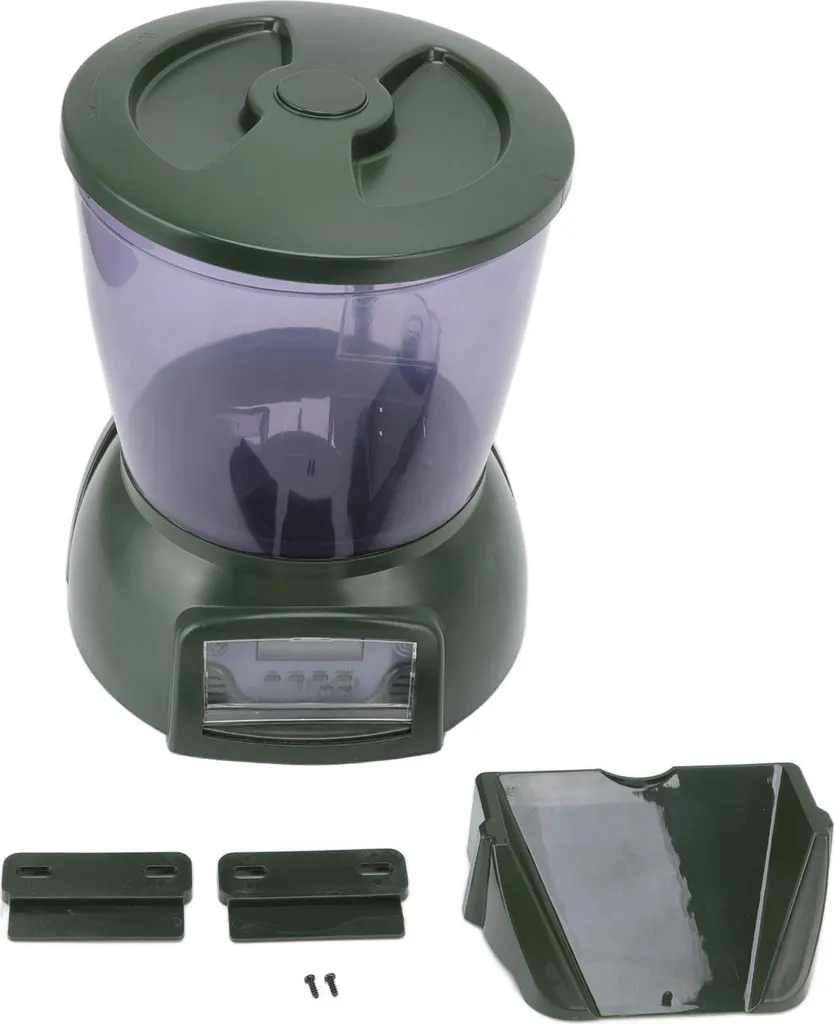 Distributeur Automatique Poissons 4.25L - Écran LCD, Bassin & Aquarium