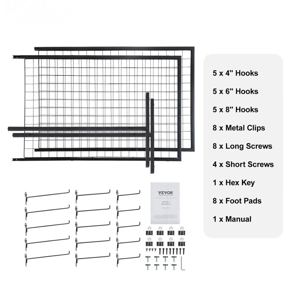 Pack 2 Grilles Murales Tower - Solution Gain de Place pour Rangement Vertical - 7