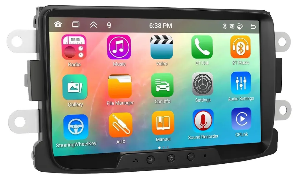 Poste Radio Android 13 Double DIN Renault Duster avec Écran Tactile HD - 2