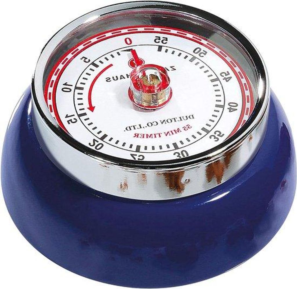 Metallischer Küchenuhr - Einzelstück - Navy