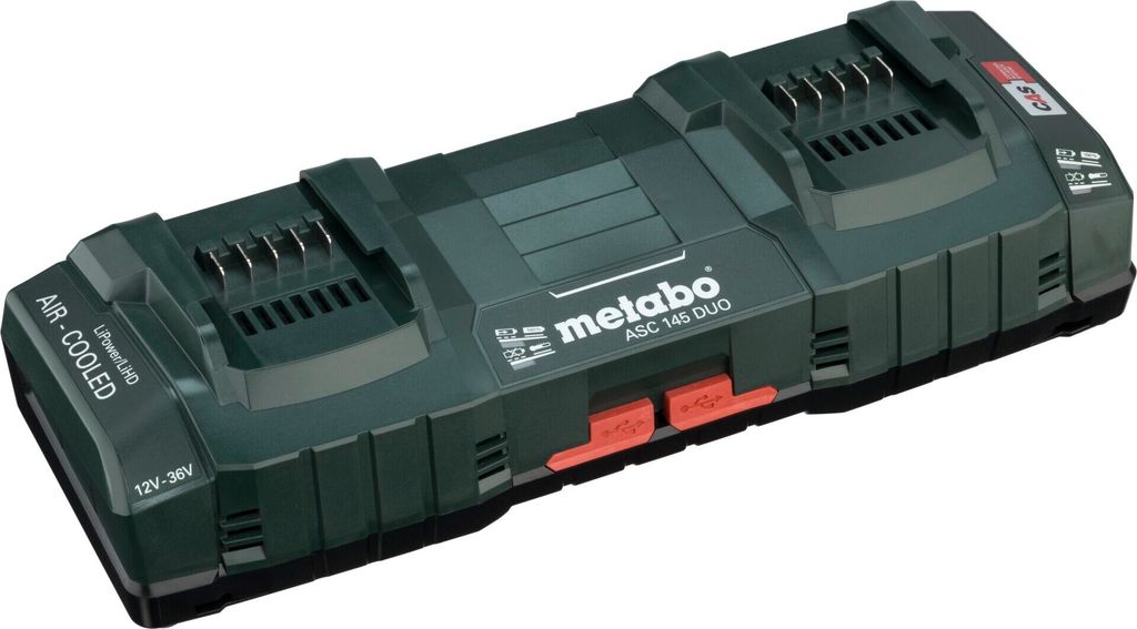 Metabo Schnellladegerät ASC 145 DUO 12 - 36 V 627495000 Produktbild 