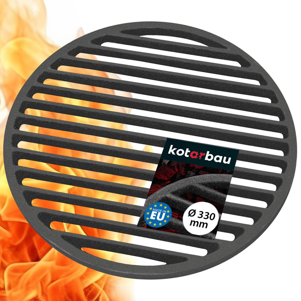 Feuerrost 28x21cm Aus Gusseisen - Original Kaminrost Für Öfen & Kamine