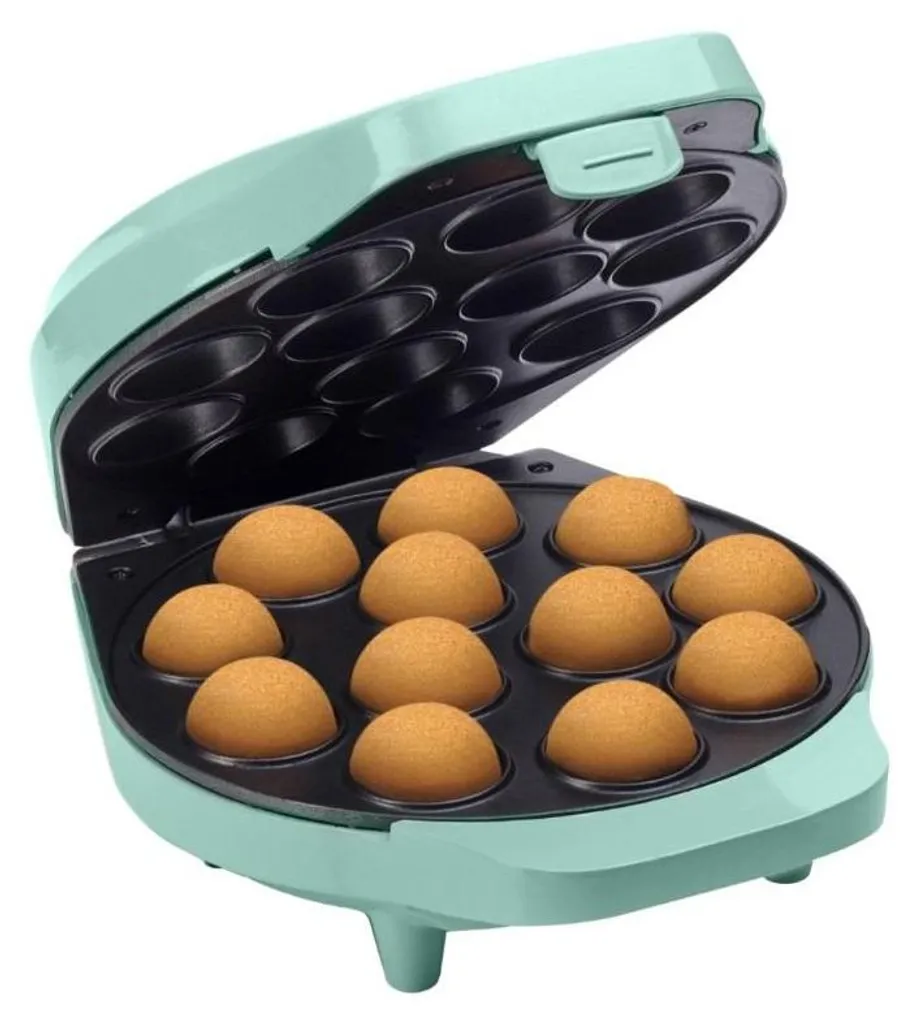 Machine à Cake Pops Électrique Menthe pour 12 Succulentes Pâtisseries