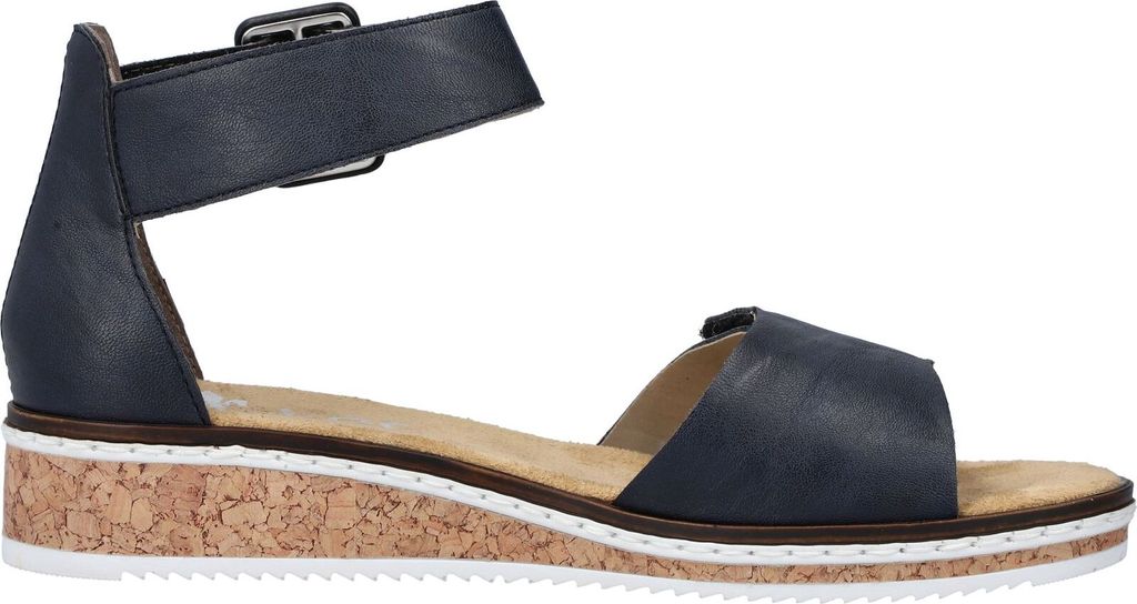 Rieker Damen Sandalen geschlossene Ferse Klettverschluss Produktbild 3