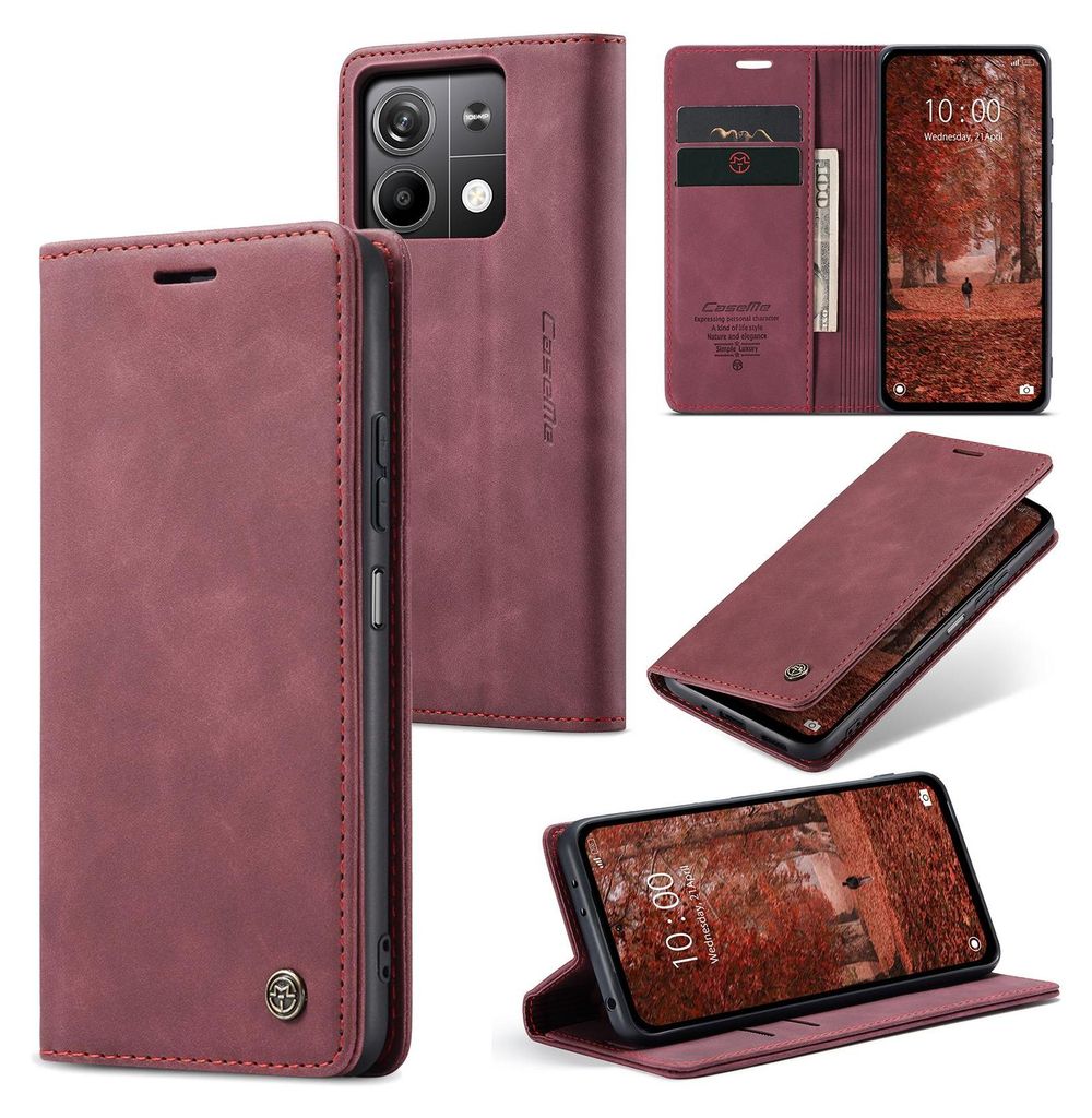 Caseme Handyhülle für Xiaomi Redmi Note 13 5G Karmesinrot Produktbild 