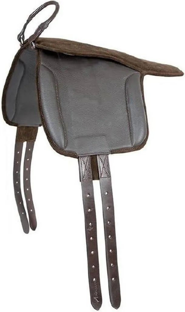 Chabraque Poney Cuir Marron Aviemore ER709 - Finition Luxe Taille Unique
