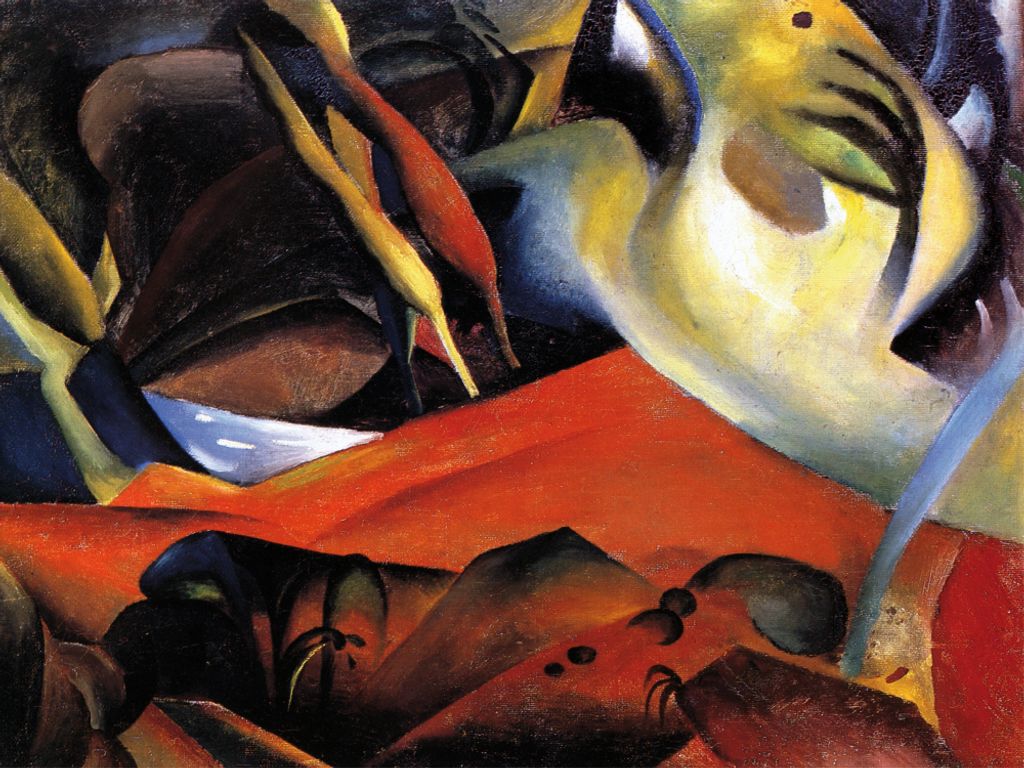 August Macke Kunstdruck Bild - Der Sturm (60 x 80 cm)