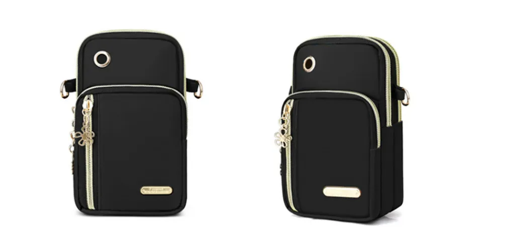 INF Borsa Tracolla Oxford Nera | Tactical Messenger Anti-Strappo