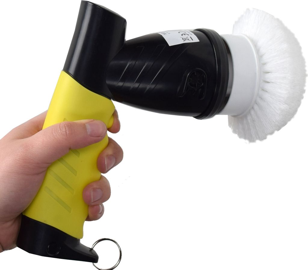 Syntrox Germany Elektrische Akku Reinigungsbürste mit Teleskopstange 3.7V