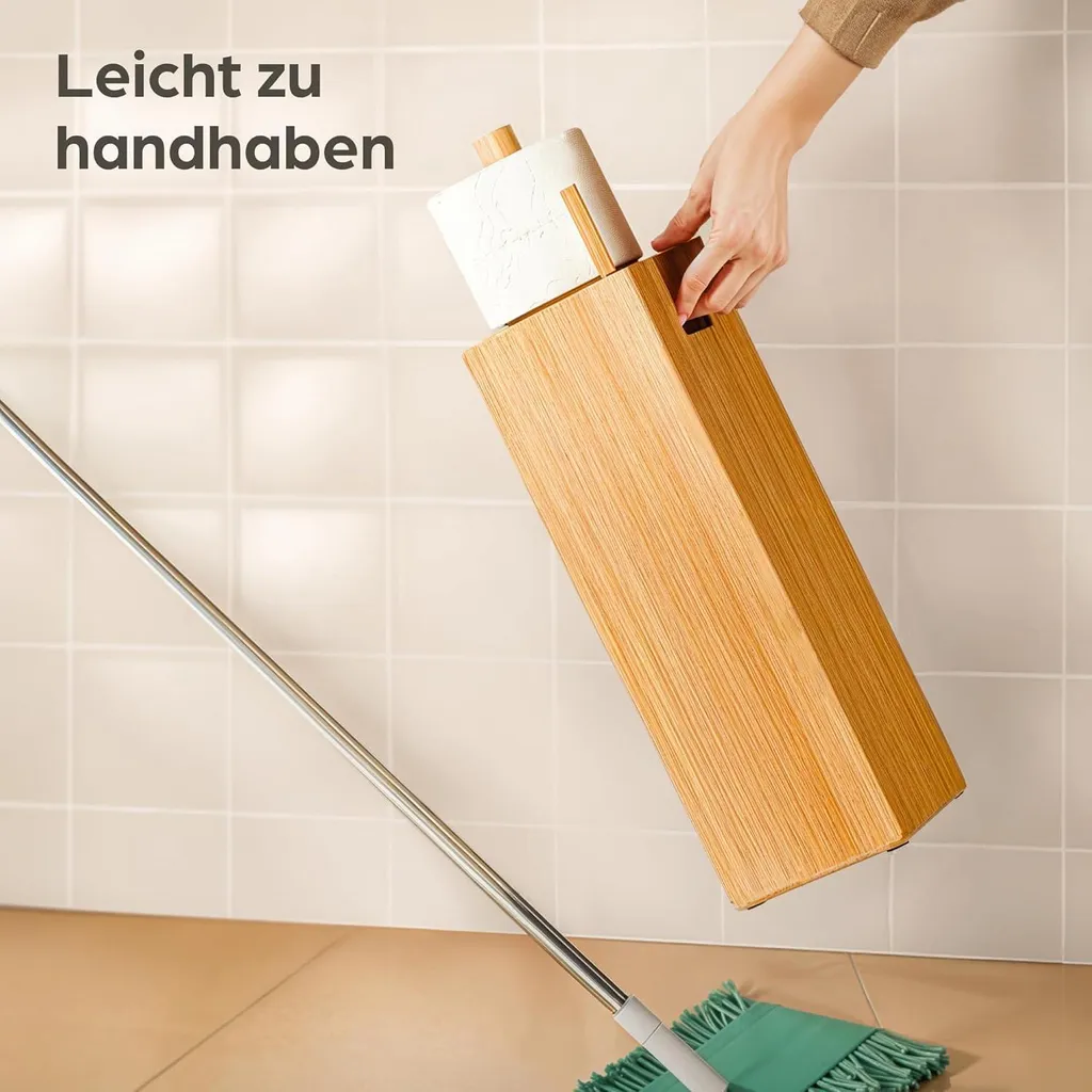 Rangement Papier Toilette Bois pour Petite Salle de Bain - Gain de Place