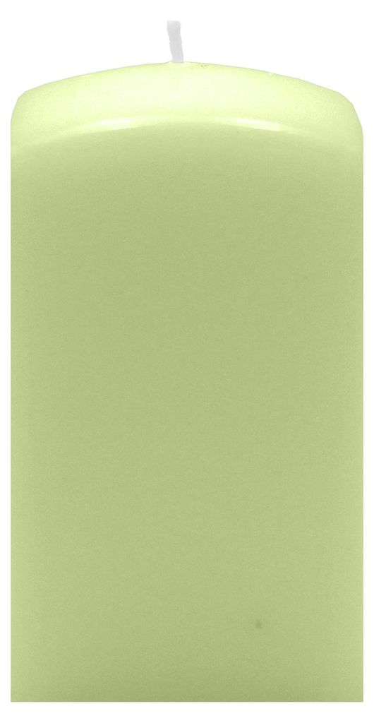 Quader Kerzen Kiwi Hellgrün 15 x Ø 6/6 cm, 16 Stück Produktbild 