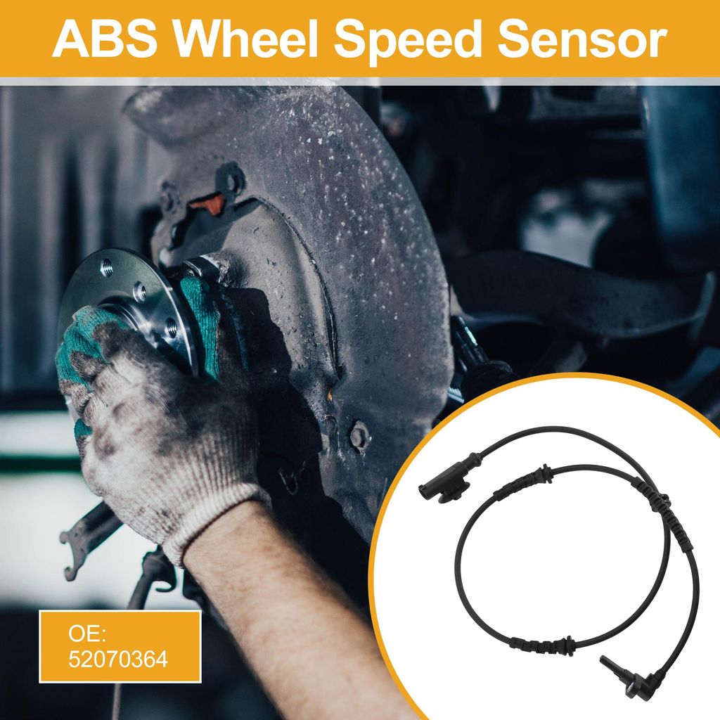 ABS Raddrehzahlsensor Vorne Links ABS Sensor Antiblockiersystem Sensor Nr. 52070364 für FIAT Tipo Kombi 2016-2020