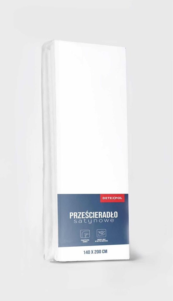 Satin Spannbettlaken 90x200 Mikrofaser Weiß