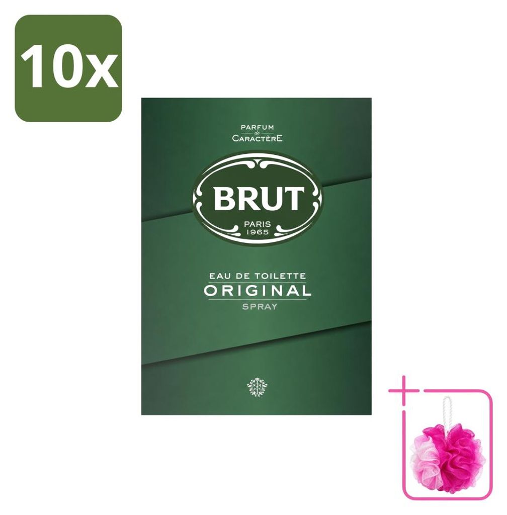10 x Brut Original Eau de Toilette - 100 ml - Productafbeelding 