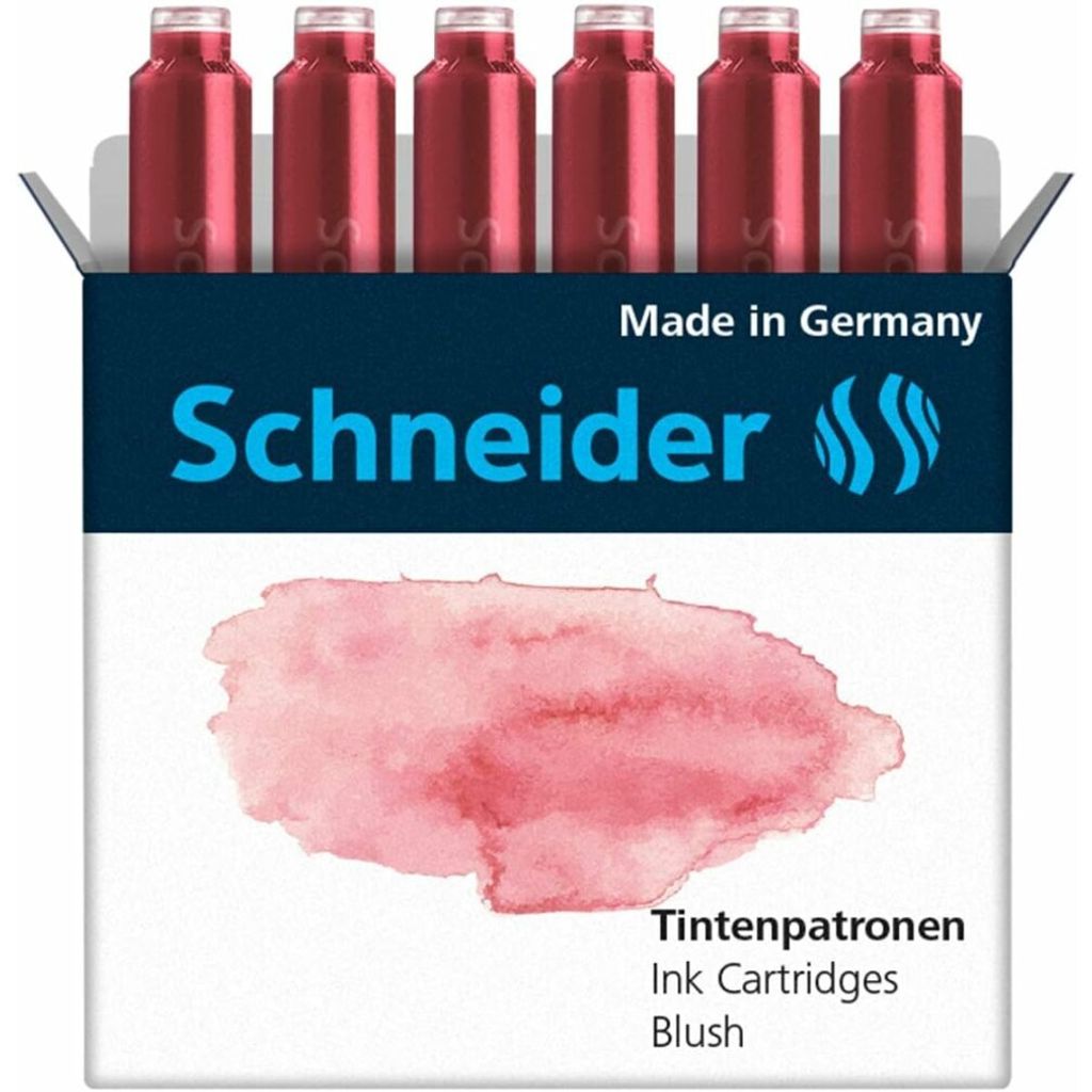 Schneider Pastell Tintenpatronen für Füller Blush 6 St.