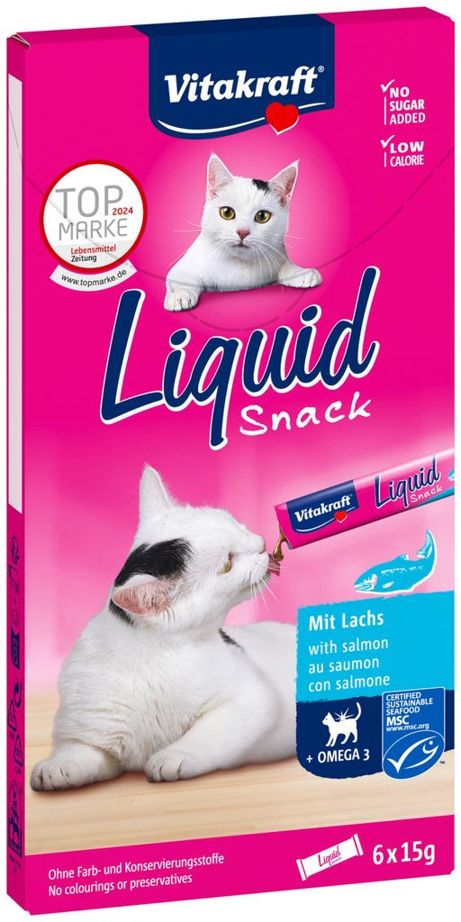 Vitakraft Liquid Snack, Junior, Kurczak, Ryba, Wieprzowina, Zdjęcie produktu 