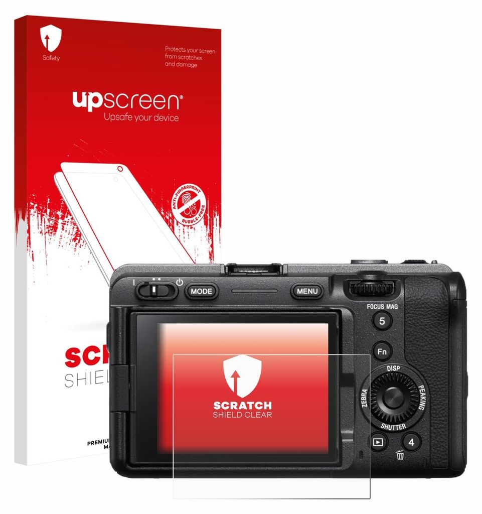 upscreen Schutzfolie für Sony FX3A (ILME‐FX3A) Displayschutz Displayschutzfolie Folie Klar Transparent