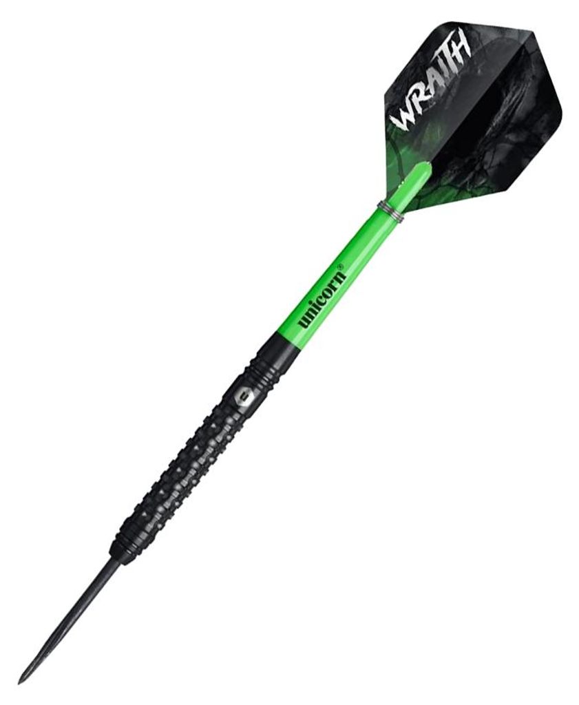 Unicorn - "Wraith" Darts, Tungsten CS2780 (23 g) (Schwarz/Grün)