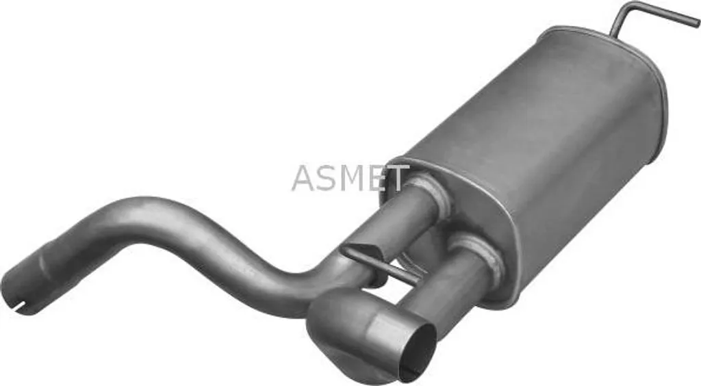 Silencieux Central ASMET 5263 : Solution Bruit et Fuite pour Astra J OE 852532