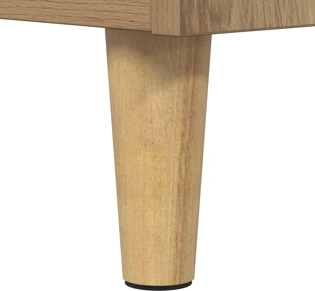 vidaXL Casetta per gatti artigianale in rovere 42,5 x 40 x 53 cm Materiale a base di legno - 8