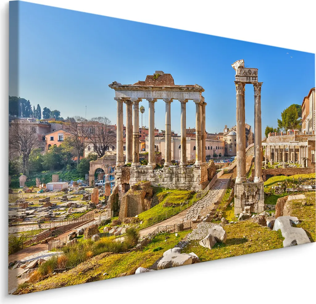 Arredo Soggiorno Moderno: Quadro Roma Antica 120x80 XXL su Tela