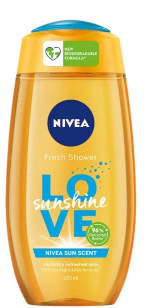 Nivea Love Sunshine Douchegel 250 ML Produktbild 