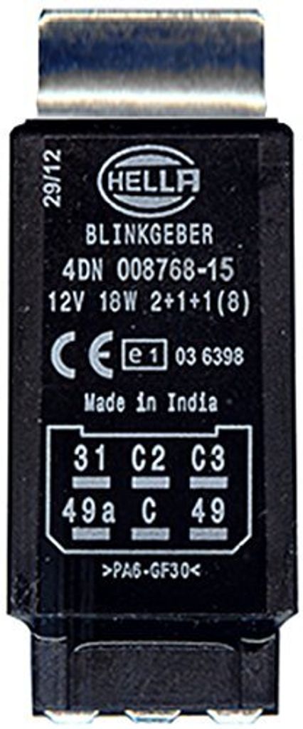 HELLA 4DN 008 768-151 Blinkgeber - 12V - 6-polig -