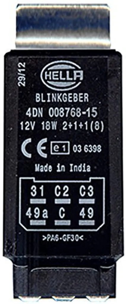 Relais Clignotant Électronique 24V Hella 4DN008768-151 Haute Qualité