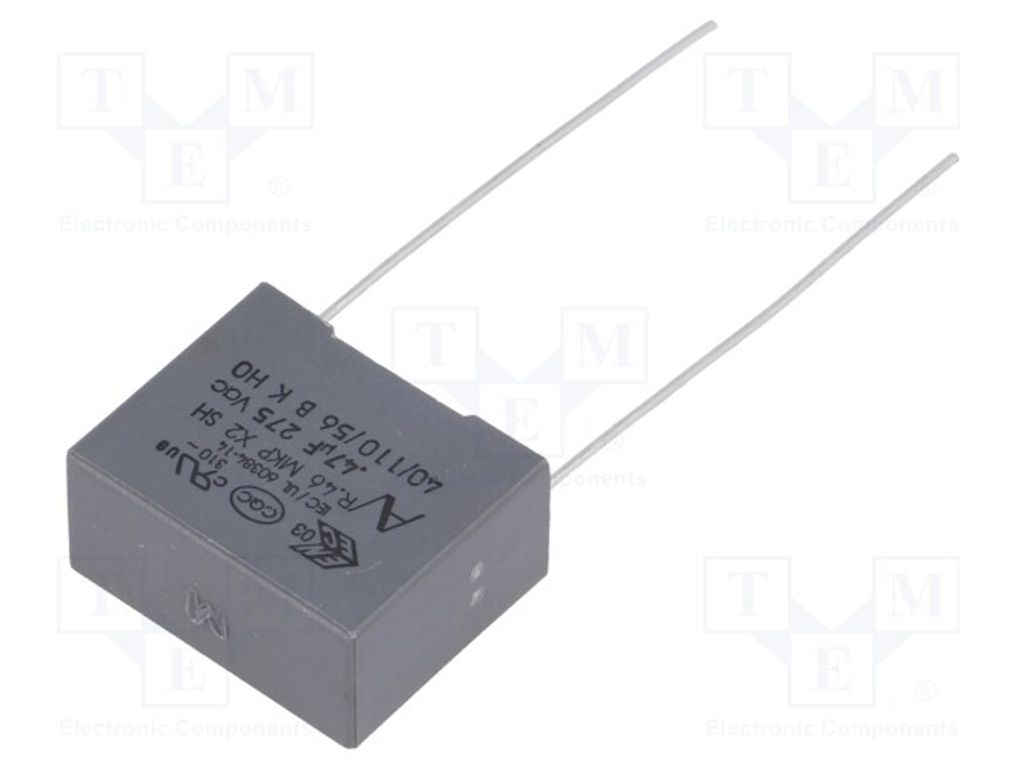 5x Kondensator: X2 20% 15mm 18x8,5x14,5mm R46KI347040P0M kondensatoren X2/Y2 470nF