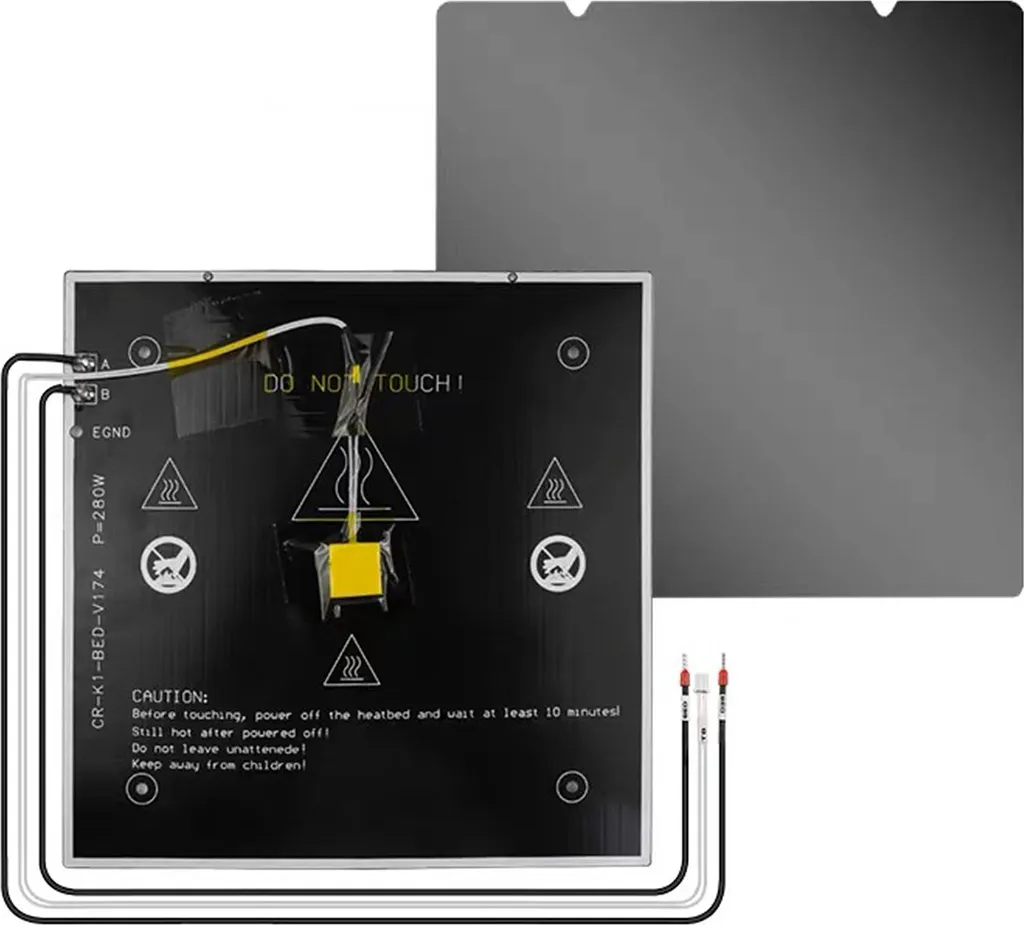 Plateforme d'impression 3D pour Creality K1 K1C avec base magnétique PEI