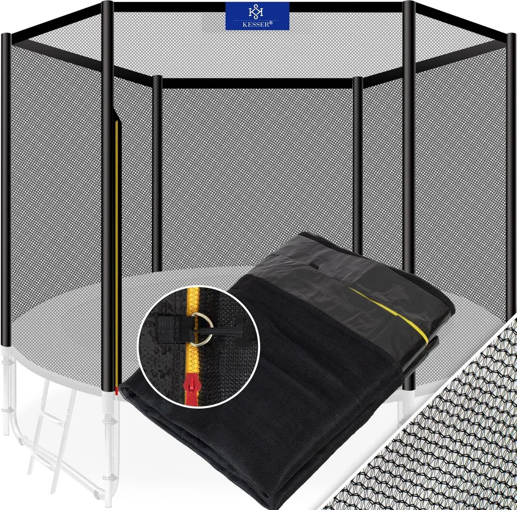 Réparer un trampoline : filet de rechange anti-UV et durable KESSER®