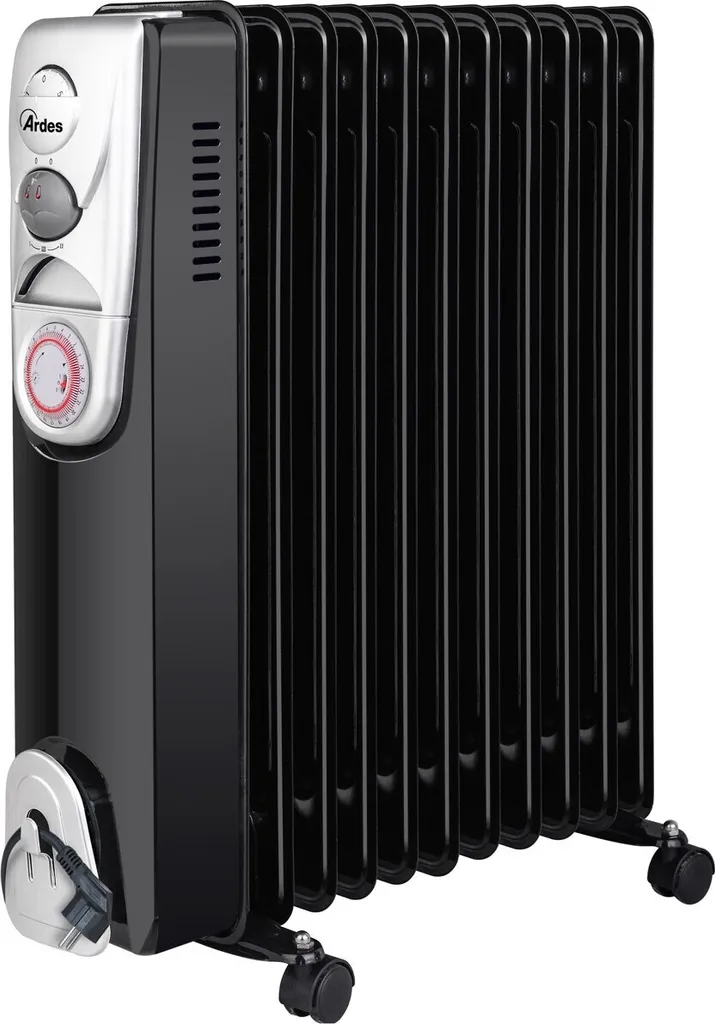 Radiateur bain d'huile 2500W Ardes : finissez-en avec le froid chez vous