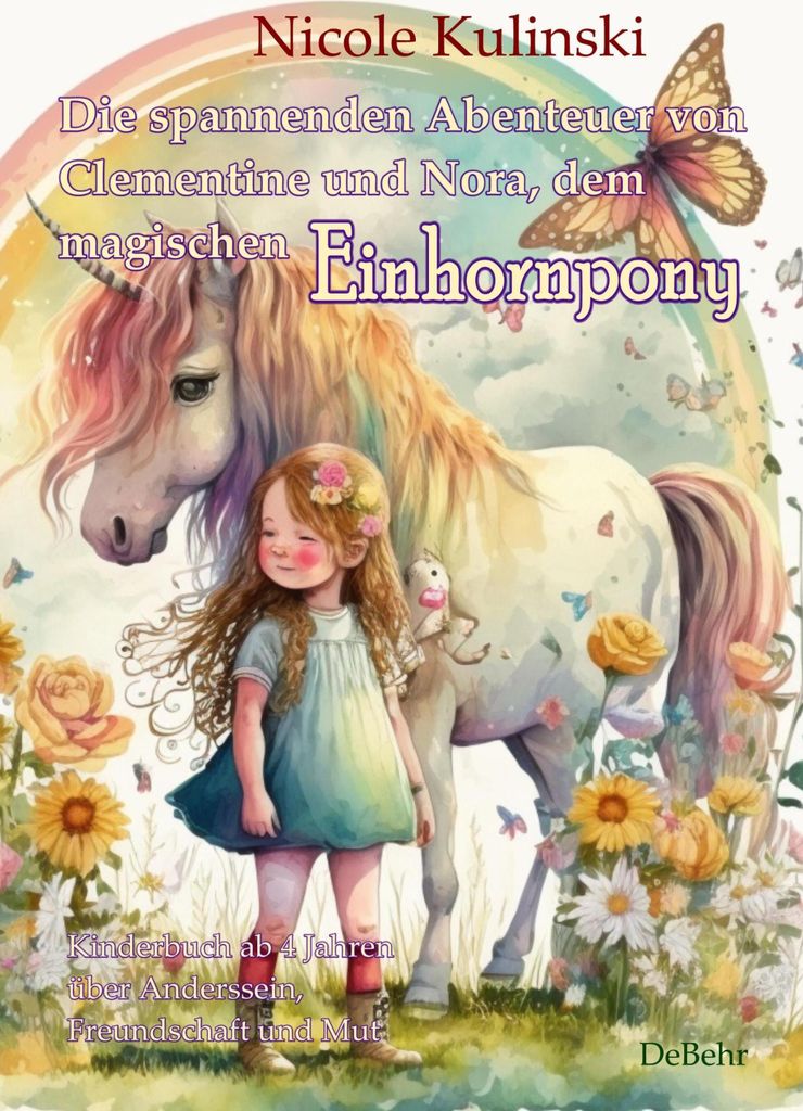 Die spannenden Abenteuer von Clementine und Nora, dem magischen Einhornpony - Kinderbuch ab 4 Jahren über Anderssein, Freundschaft und Mut