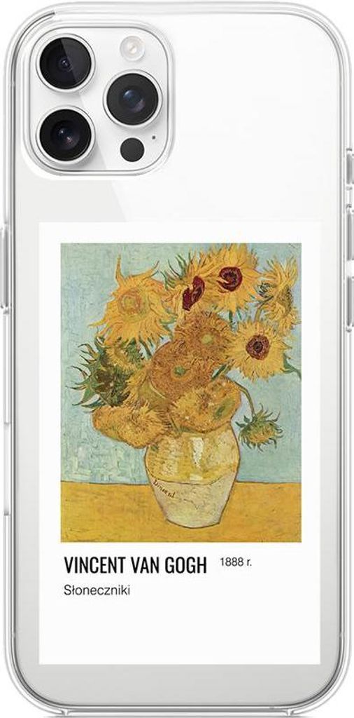 iPhone 12 Pro Max Silikonhülle Transparent Van Gogh