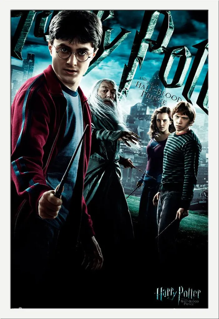 Cornice Shinsuke Harry Potter Bianco 61x91.5 MDF - Poster Room Decor