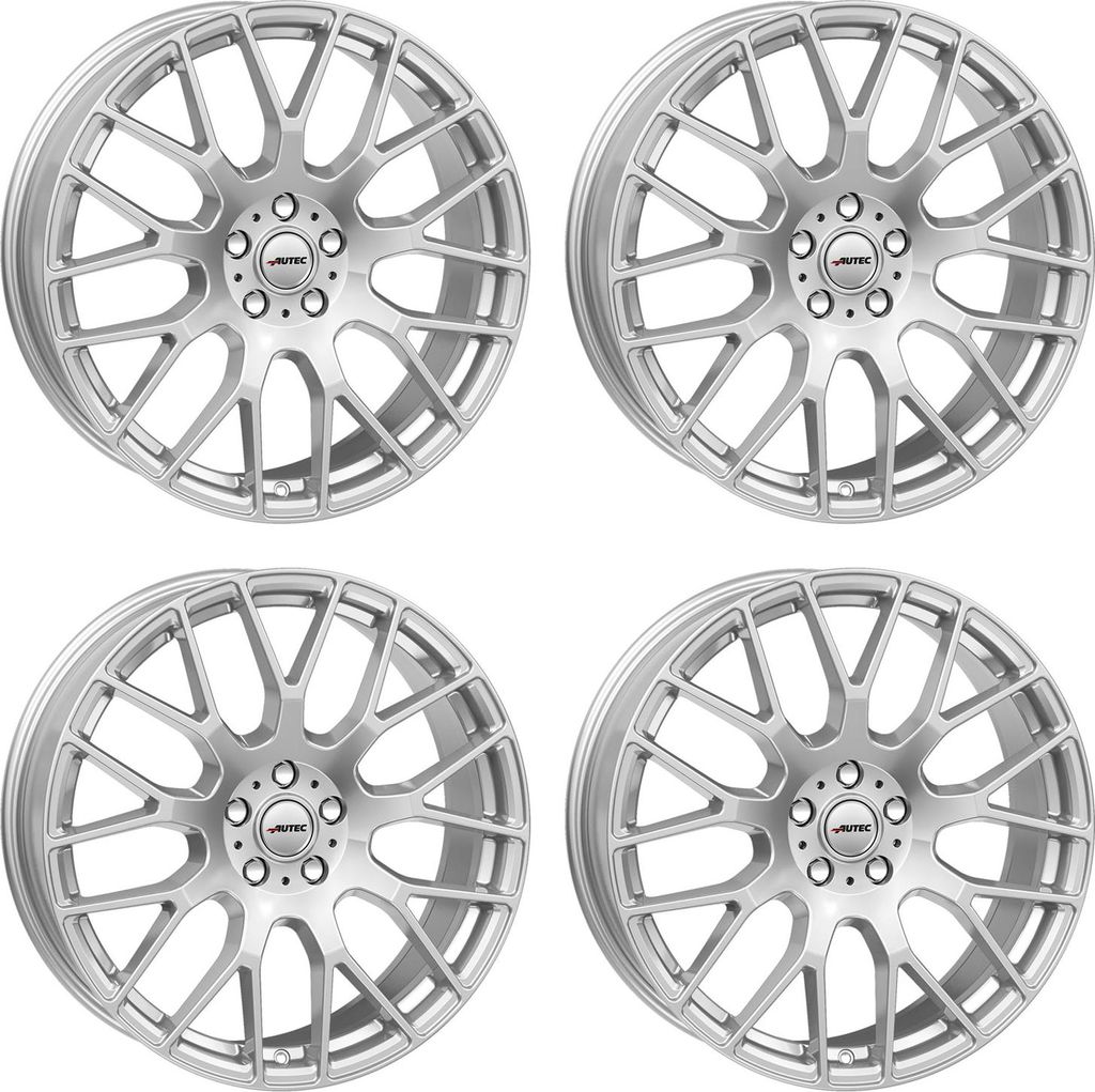 4 Autec Nimah Felgen 8x18 5x112 SIL für VW T-Roc Sharan Passat Scirocco Arteon Tiguan Touareg Tiguan Allspace Golf VIII Tayron Golf VII