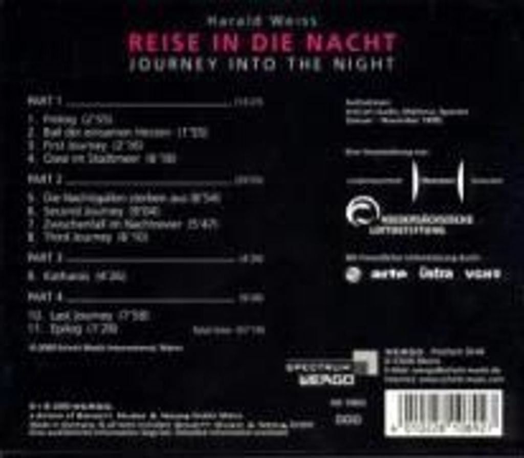 Nomos Quartett/Bernholt/Kühne/Weiss: Reise In Die Nacht