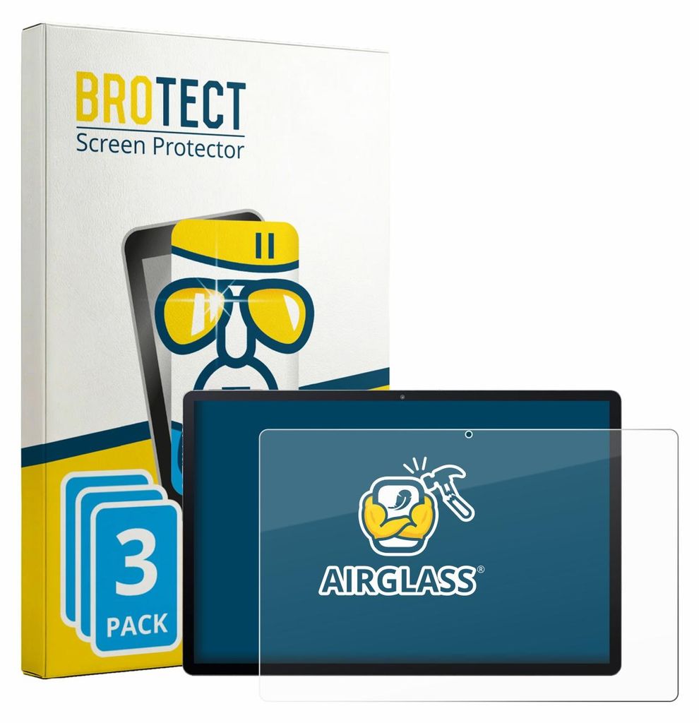 3x BROTECT Schutzglas für Acer Iconia X14 Schutzfolie Panzer Folie Glas Display Schutz klar