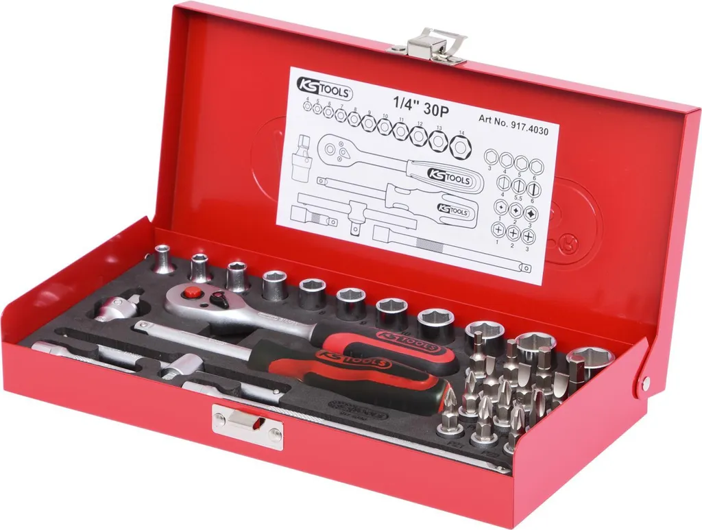 KS TOOLS® Steckschlüssel-Satz 30-teilig - 2
