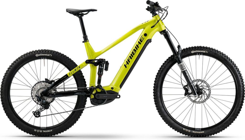 Haibike ALLMTN 6 nebular lime/black glänzend 29" 800 Wh Diamant E-Mountainbike in Hellgrün