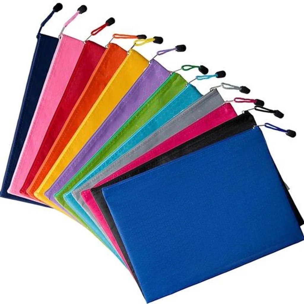 Pochettes plastifiées zippées B4 - Protection étanche lot de 12