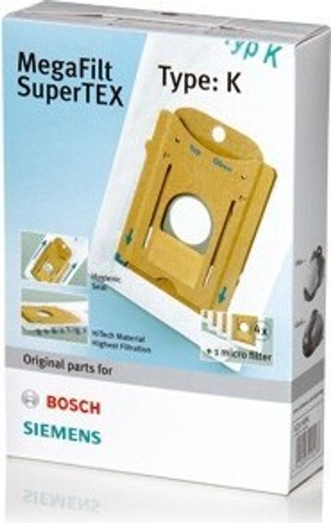 8 Bosch, Siemens Staubsaugerbeutel Typ K 468265, BBZ41FK, VZ41AFK