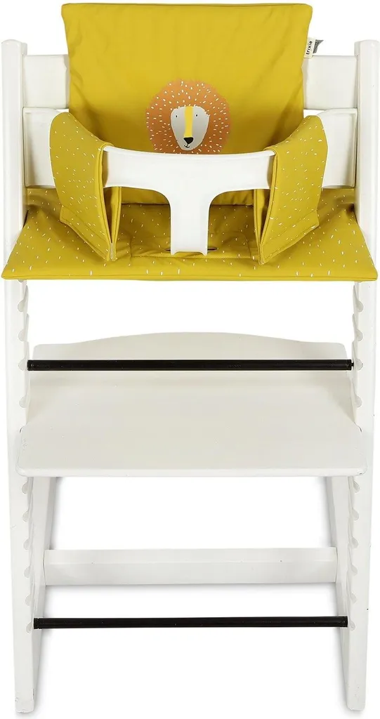 Seggiolone con cuscino lavabile Trixie - Mr Lion - impermeabile - giallo - Tripp Trapp