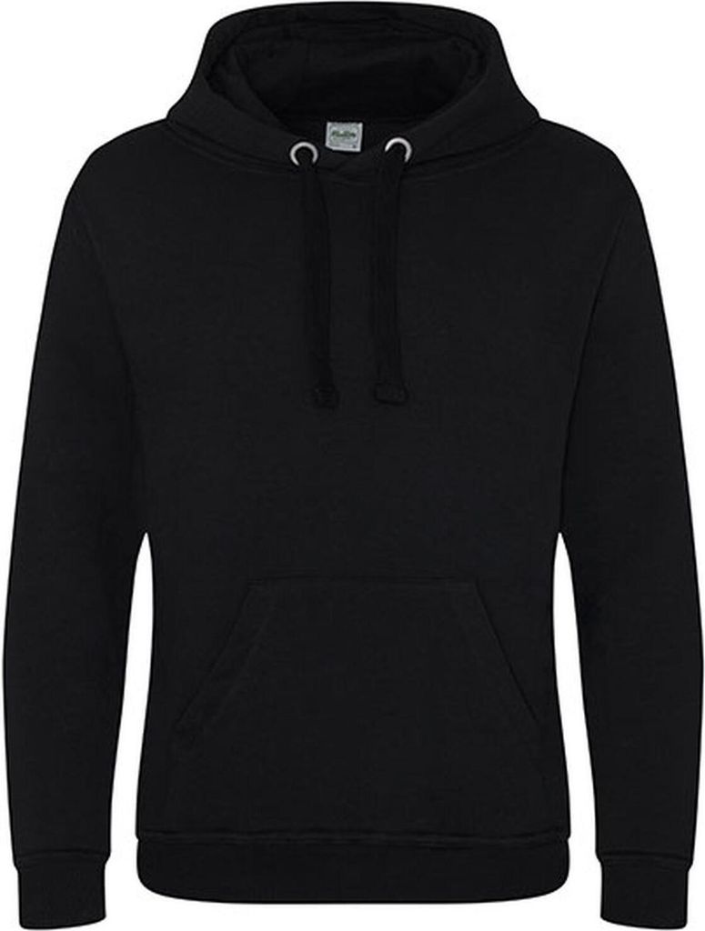 Just Hoods JH101 | Herren Graduate Heavyweight Hoodie / (WRAP)- - Farbe: Jet Black - Größe: 3XL